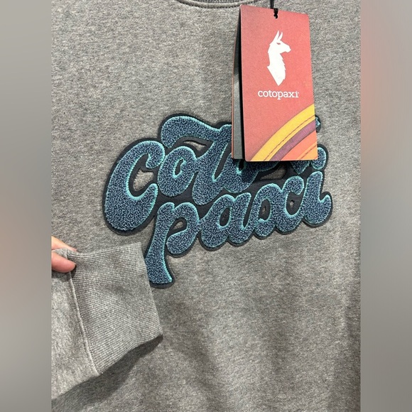 Cotopaxi Women's Medium Coto-Patch Crew Sweatshirt Heather Grey NWT - Picture 4 of 7